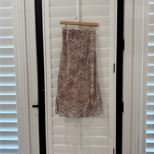 Women’s Urban Outfitters Leopard‎ Print Midi Skirt